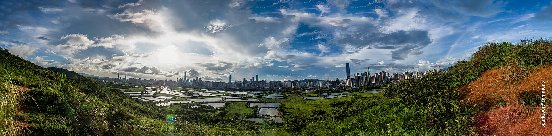Shenzhen skyline panorama